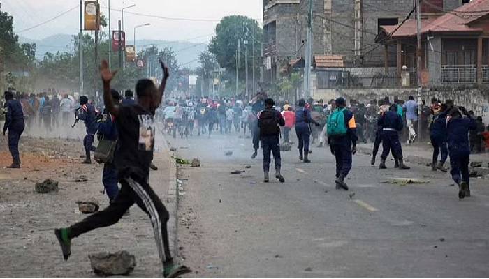 15 killed as anti-UN protests flare in east Congo