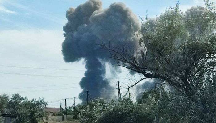 Crimea airbase badly damaged