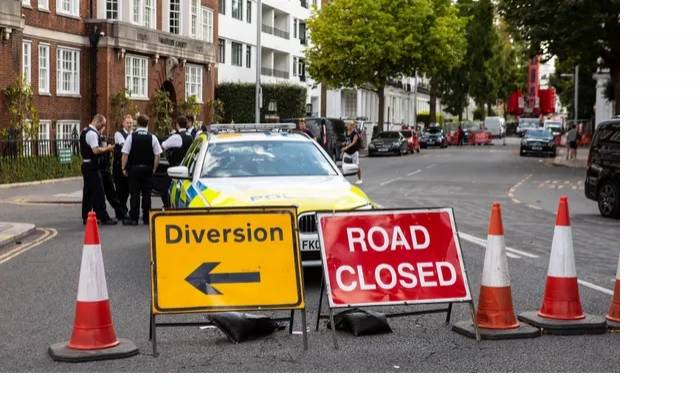 Billionaire closes main road for gardening work