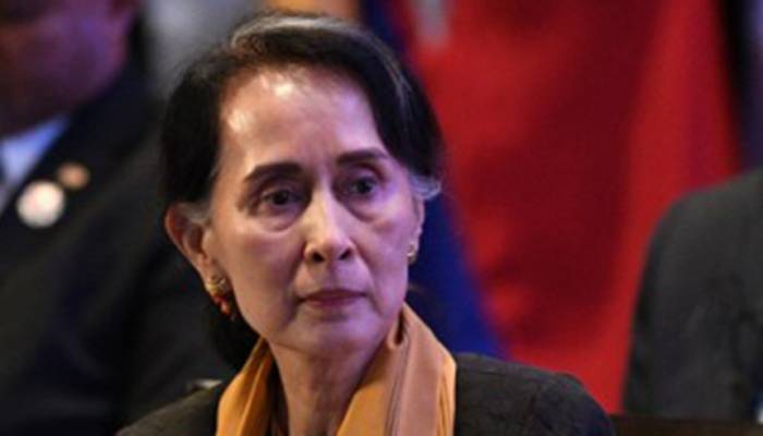 Suu Kyi could return home after verdicts, says junta chief