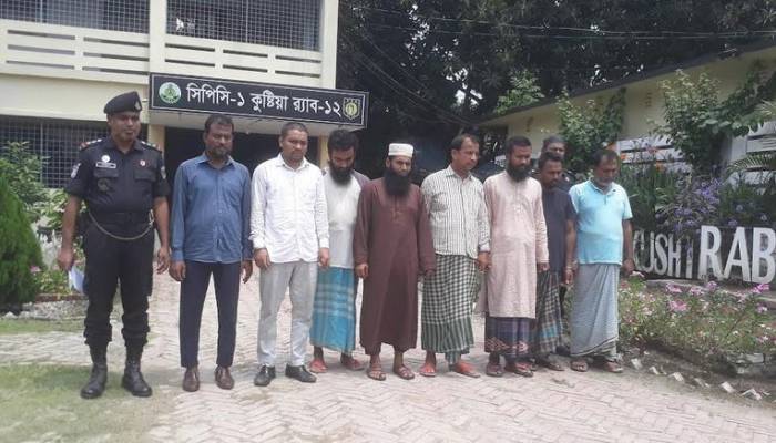 Eight members of fraud gang held in Kushtia
