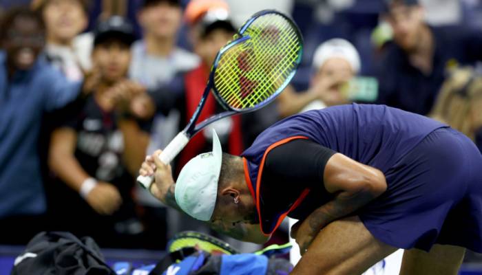 Kyrgios fined $14,000 for US Open racquet meltdown