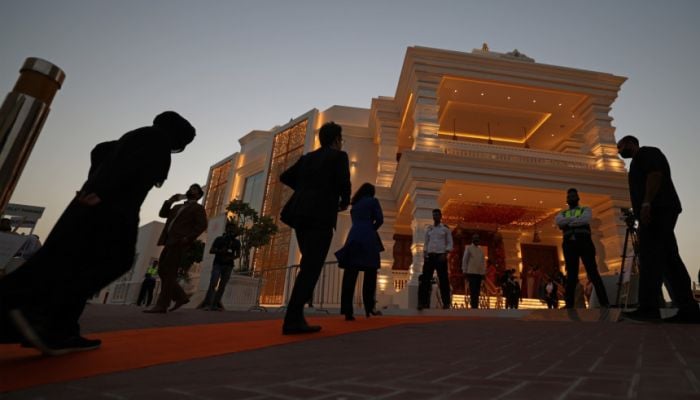 Hindu temple that blends Indian, Arabic design opens in UAE