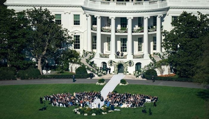 White House hosts wedding as Biden granddaughter gets hitched