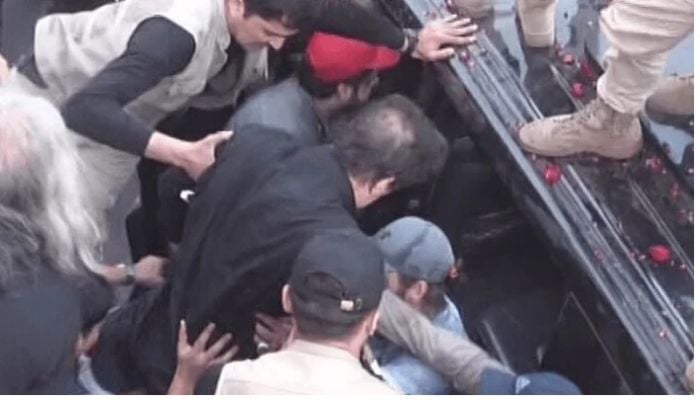 Pakistan ex-PM Imran Khan shot and wounded at protest march