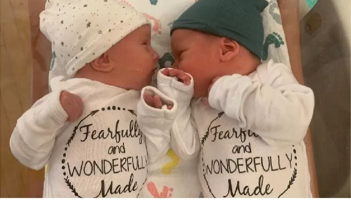 Twins born from embryos frozen 30 years ago