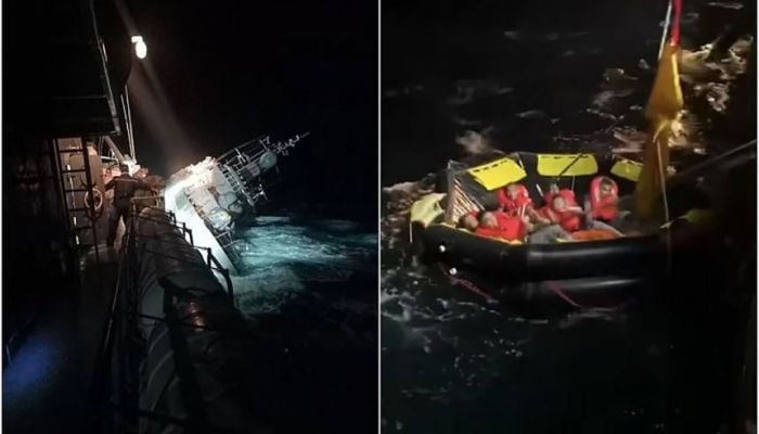 31 Thai sailors missing after vessel sinks: Navy