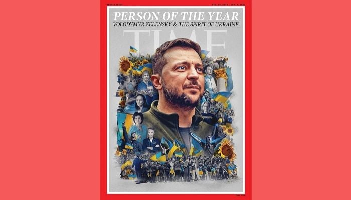 Volodymyr Zelensky is Time Magazine's 2022 Person of the Year