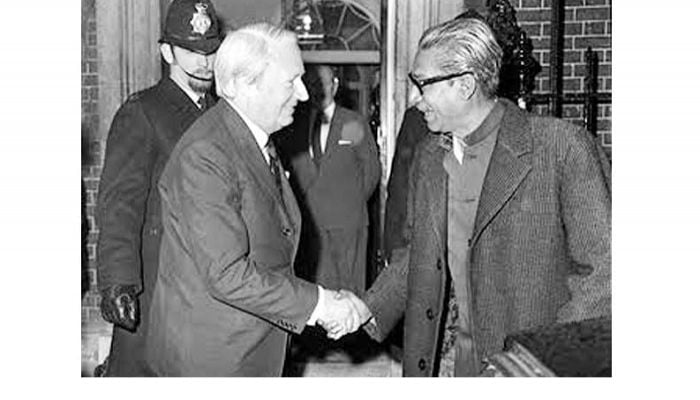 Dateline London January 9, 1972: British policeman & Bangabandhu