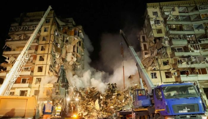 Russian missiles kill at least 12 in Ukraine's Dnipro