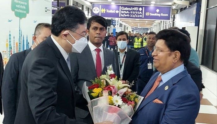 Chinese Foreign Minister in Dhaka