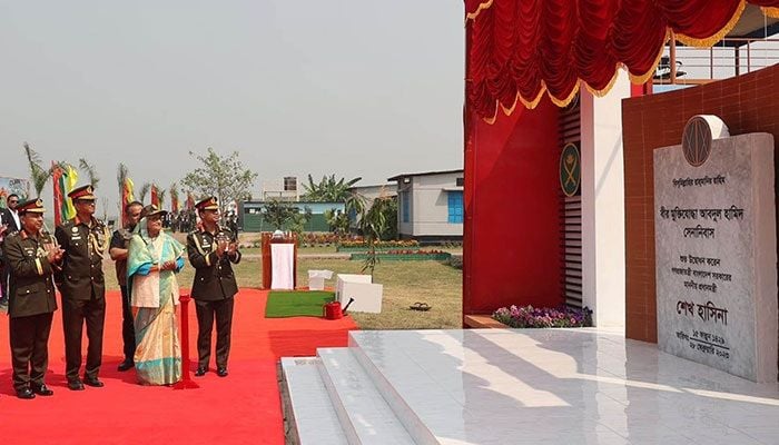 PM opens Bir Muktijoddha Abdul Hamid Cantonment