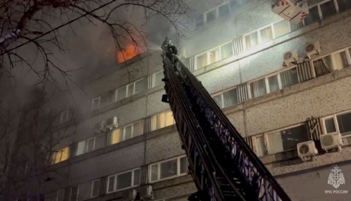 Six dead, including two children, in Moscow's hotel fire