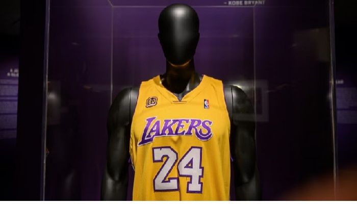 Iconic Kobe Bryant jersey sells for $5.8 mn at auction