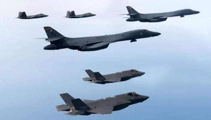 US, S. Korea hold air drills as N. Korea warns of 'all-out showdown'