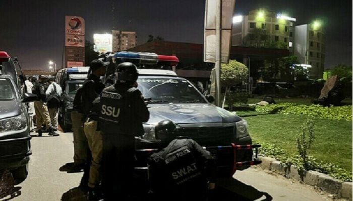 Five terrorists killed in hours-long gunbattle after Karachi police chief office attack