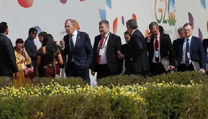 Blinken, Lavrov speak amid war of words over Ukraine at G20 meet