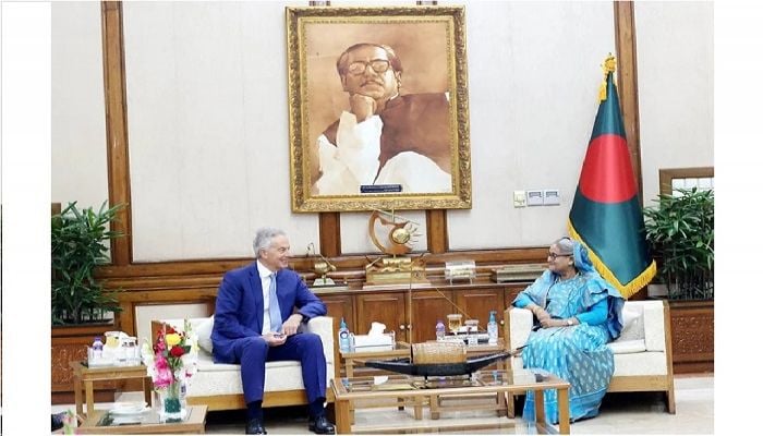 Former British PM Tony Blair meets PM Sheikh Hasina 