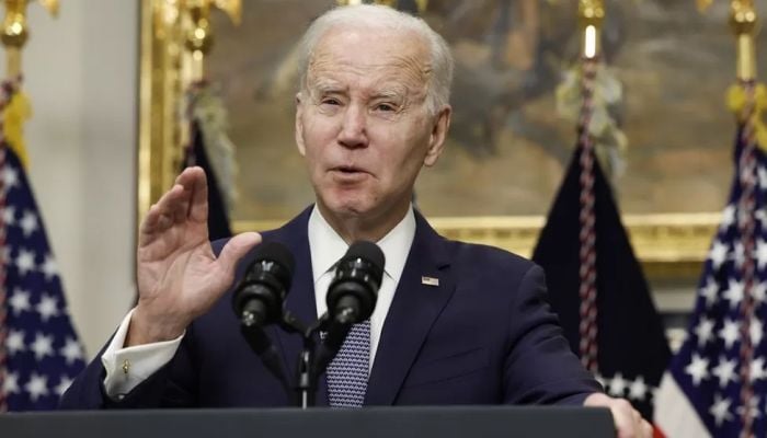 Global bank stocks slump despite Biden reassurances
