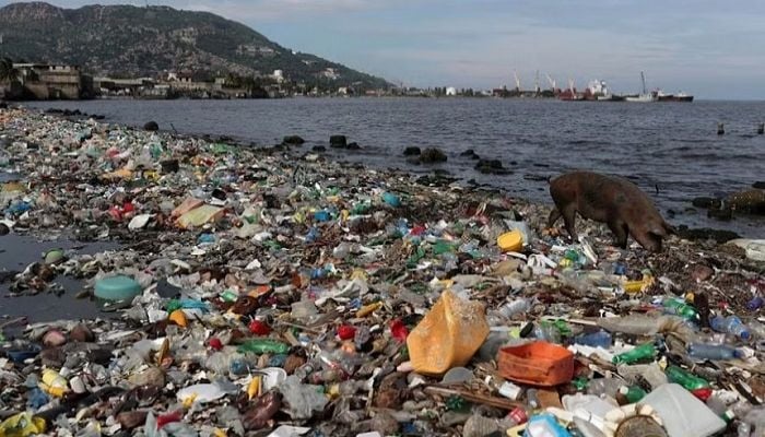 Plastic entering oceans could nearly triple by 2040 if left unchecked