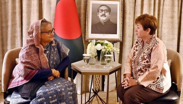 Sheikh Hasina’s leadership needed for prosperity: IMF Chief