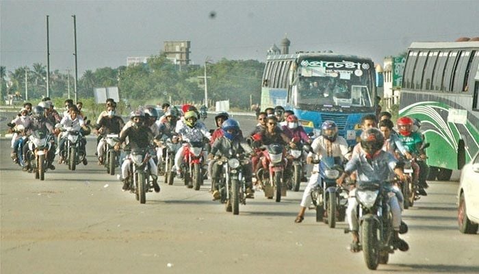Motorbike allowed to ply on national highways