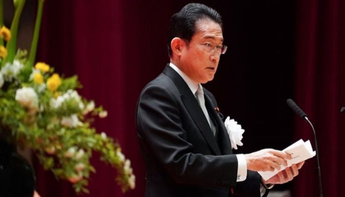 Smoke bomb thrown at Japan PM Fumio Kishida during election campaign event