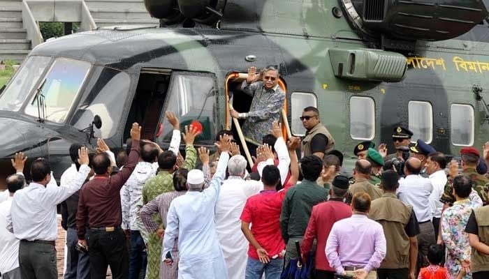 President Shahabuddin returns Dhaka from hometown Pabna