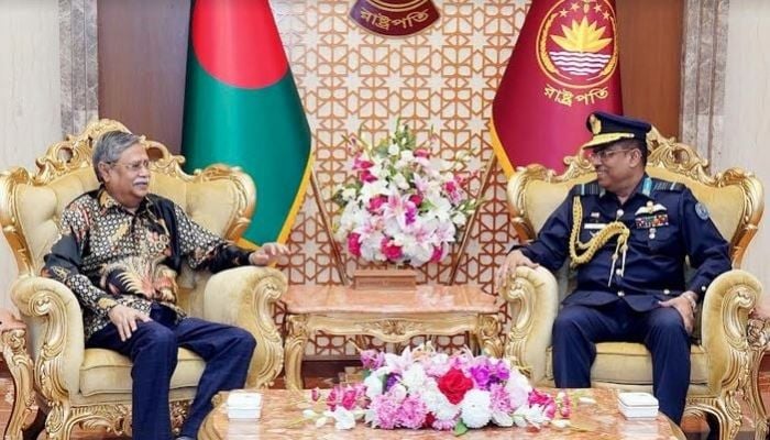 Air chief calls on President Shahabuddin