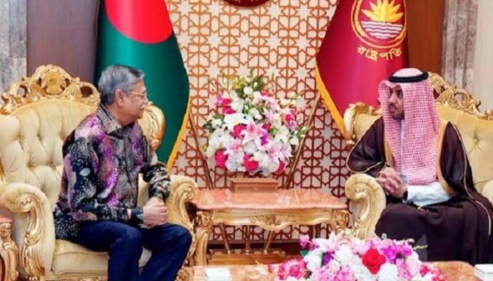 Saudi envoy calls on President