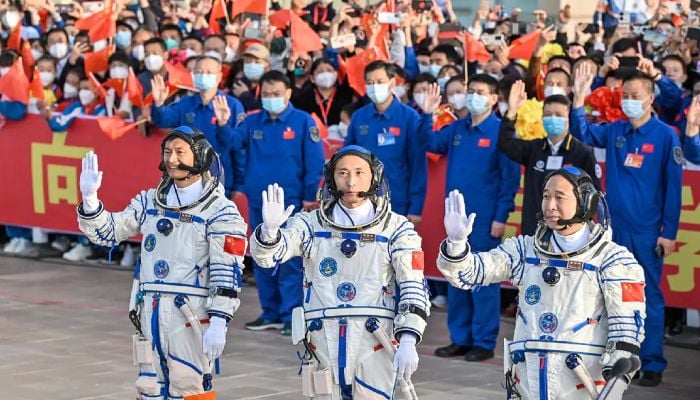 China launches mission with first civilian to space station