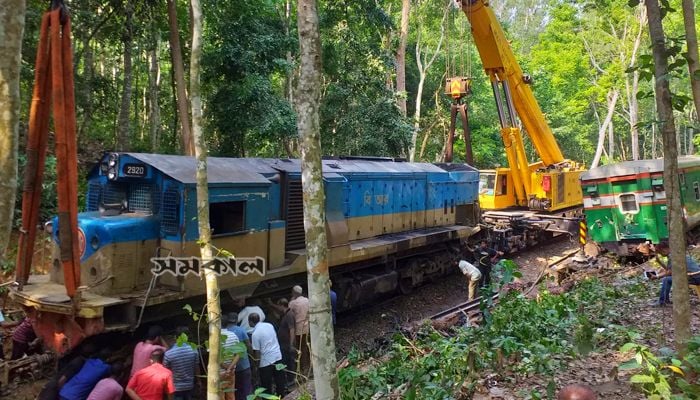 Train communication with Sylhet halts again