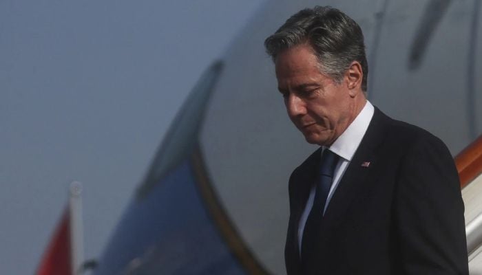 Antony Blinken lands in China on rare visit to lower temperature