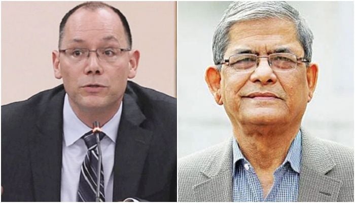 Mirza Fakhrul meets US ambassador