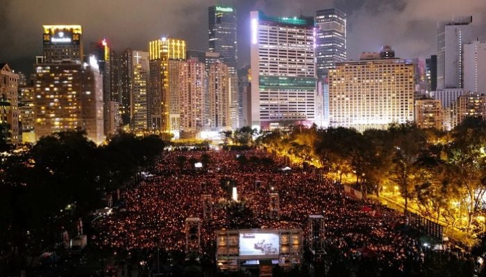 Thousands of police officers to patrol Hong Kong on Tiananmen Square anniversary