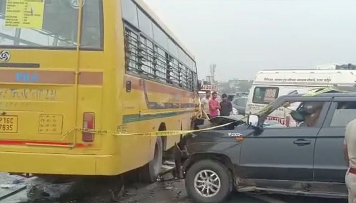 School bus-SUV crash near Delhi kills 6