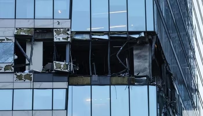 Moscow airport closed briefly as Ukraine drone attack damages 2 buildings