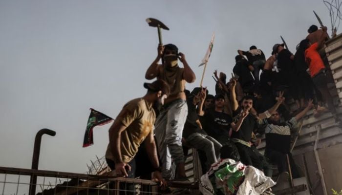 Swedish embassy in Baghdad set on fire over Quran burning
