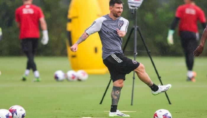 Messi set for Miami debut but maybe off the bench