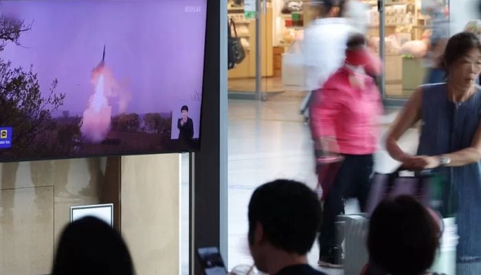 North Korea fires 'unidentified ballistic missile' towards sea