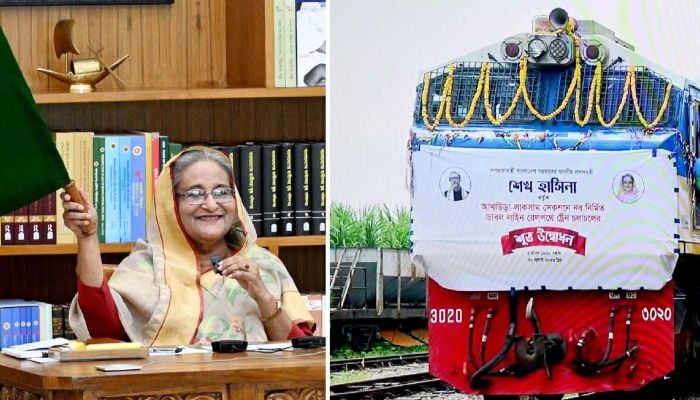 PM inaugurates Akhaura-Laksam dual gauge double-line track