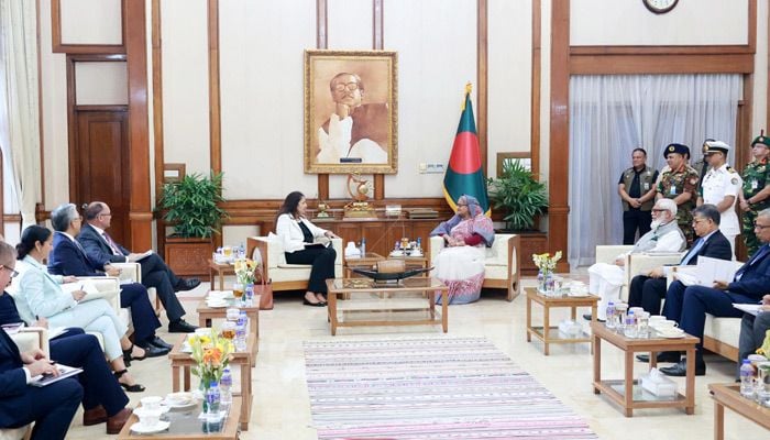 US Under Secy Uzra Zeya calls on PM Hasina