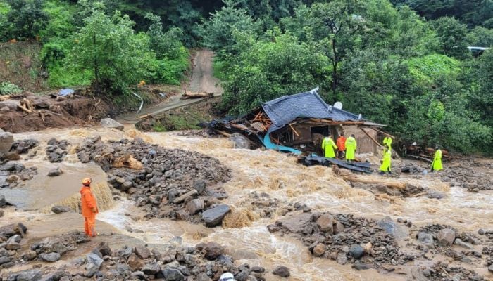 Heavy rains, flooding leave 22 dead in South Korea
