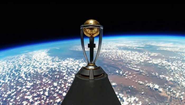ICC Men's Cricket World Cup trophy due Sunday midnight