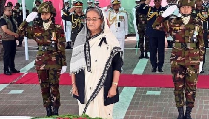 PM pays tributes to Bangabandhu at Tungipara