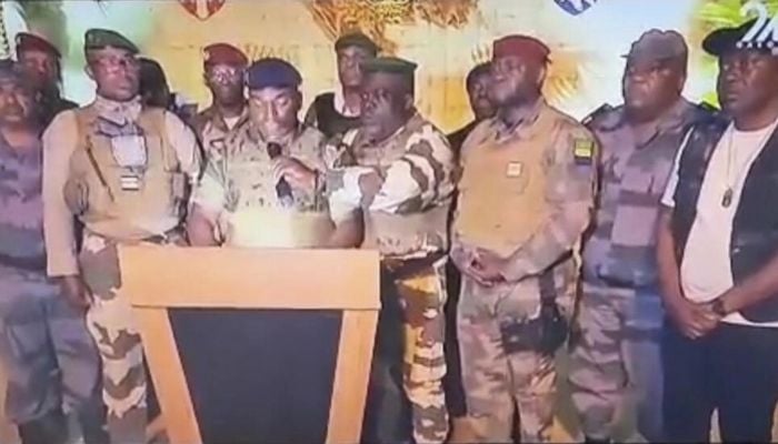 Gabonese army takes over country, say election result 'cancelled'