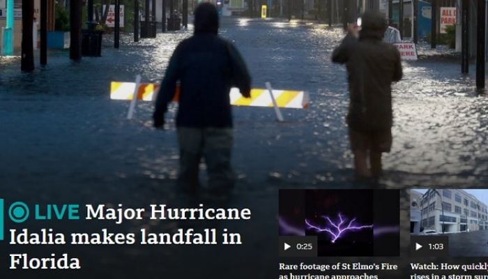 Hurricane Idalia makes landfall in Florida