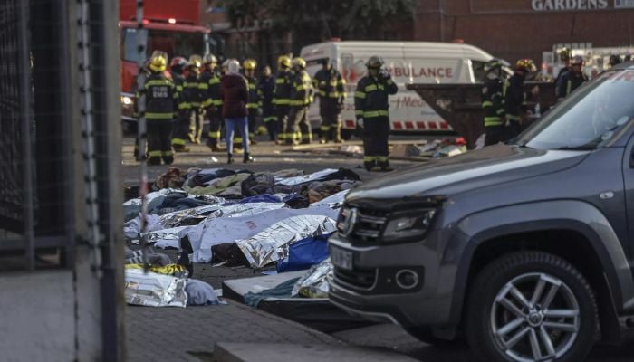 Building fire in South Africa kills 64