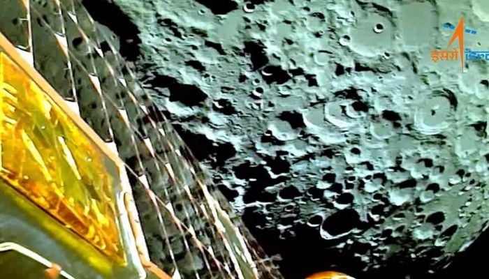 India's latest Moon mission sends first photos