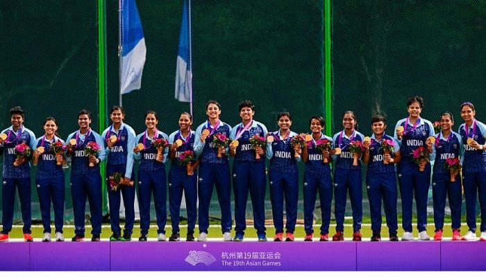 India's women strike cricket gold on debut at Asian Games